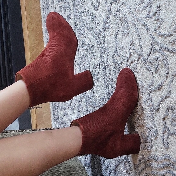 83- rag & bone New York Drea Boot Rust Suede Size 9 NWT - Picture 1 of 17